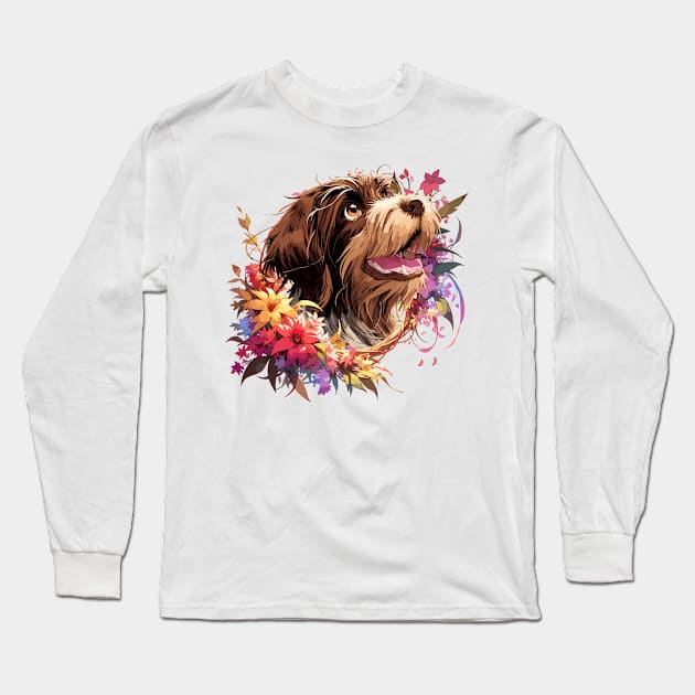 Wirehaired Pointing Griffon, Mothers Day, Dog Mom, Ideal Dog Gift Long Sleeve T-Shirt by ArtRUs